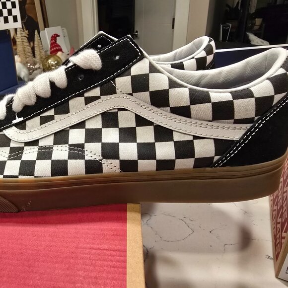VANS Old Skool Fat Lace Checker Black VN0A2Z42BM8 Mens US Size 10 Rare NEW - Picture 1 of 14